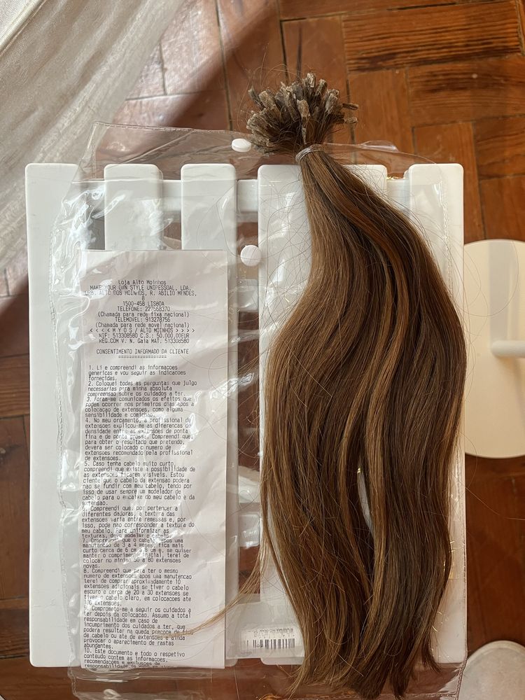 Extensões de cabelo natural Myos
