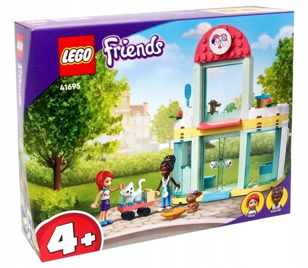 Klocki LEGO Friends Klinika dla zwierzątek 41695