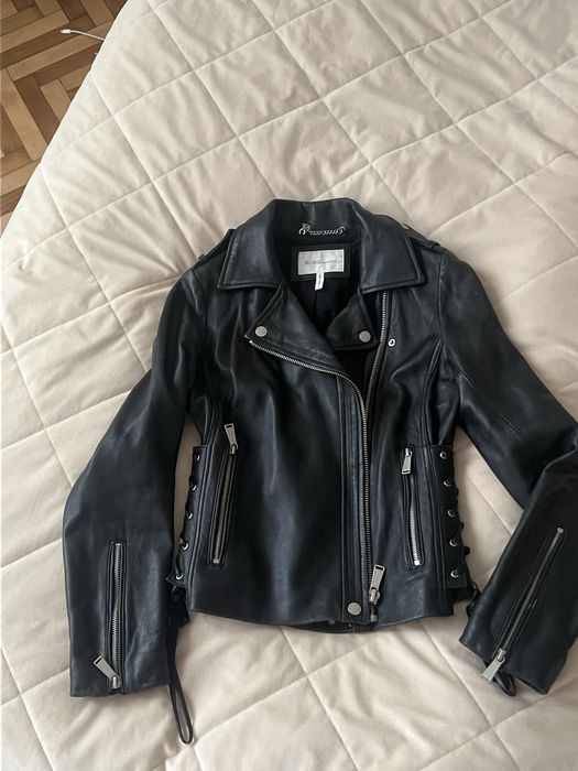 Шкіряна куртка BCBG