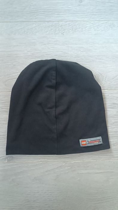 H&M Lego Ninjago Czapka bawełniana chłopięca 104 cekiny czarna