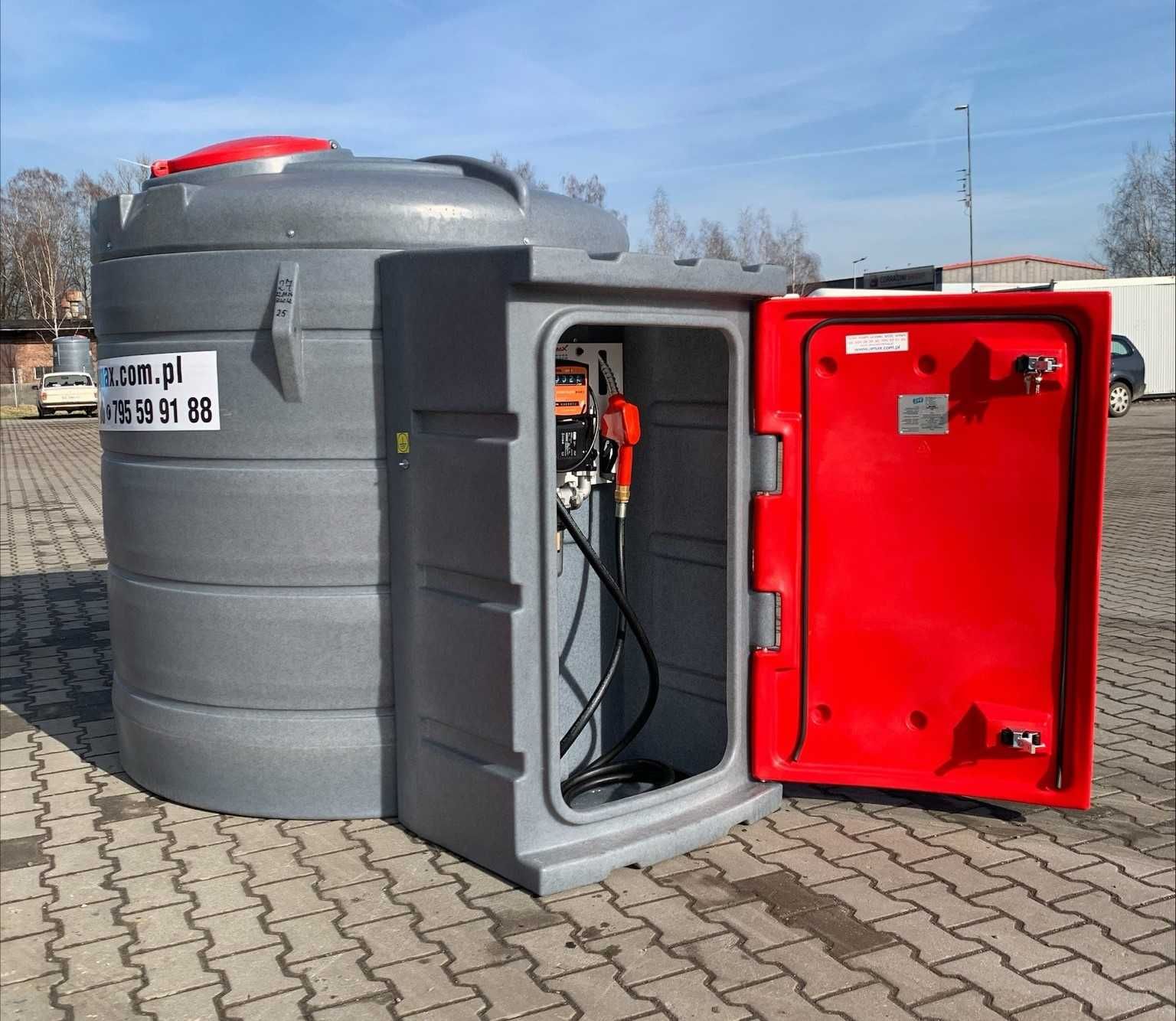 Zbiornik na paliwo 2500l z dystrybutorem - ON diesel ropa - AMAX
