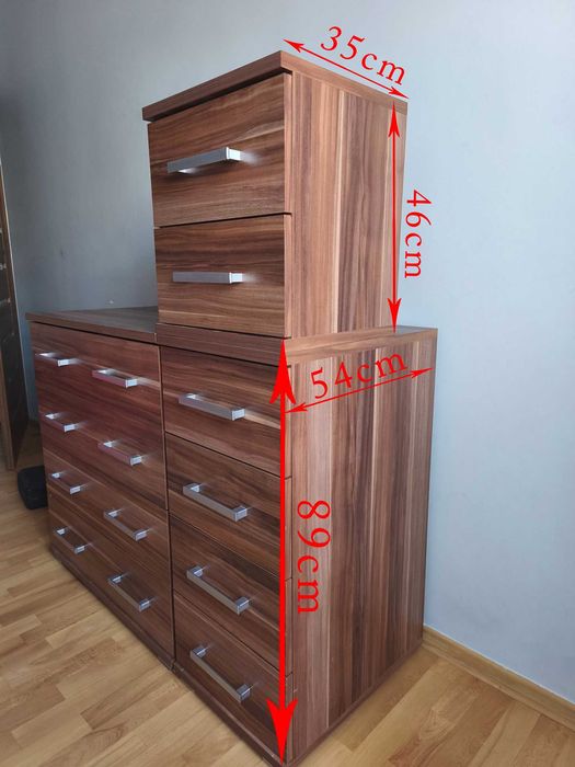 Komoda regał Śliwa Wallis do salonu i pokoju