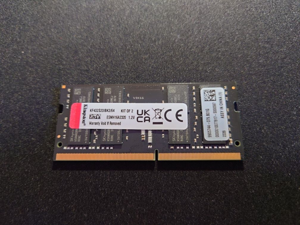 Kingston ddr4 1x32Gb 3200Mhz