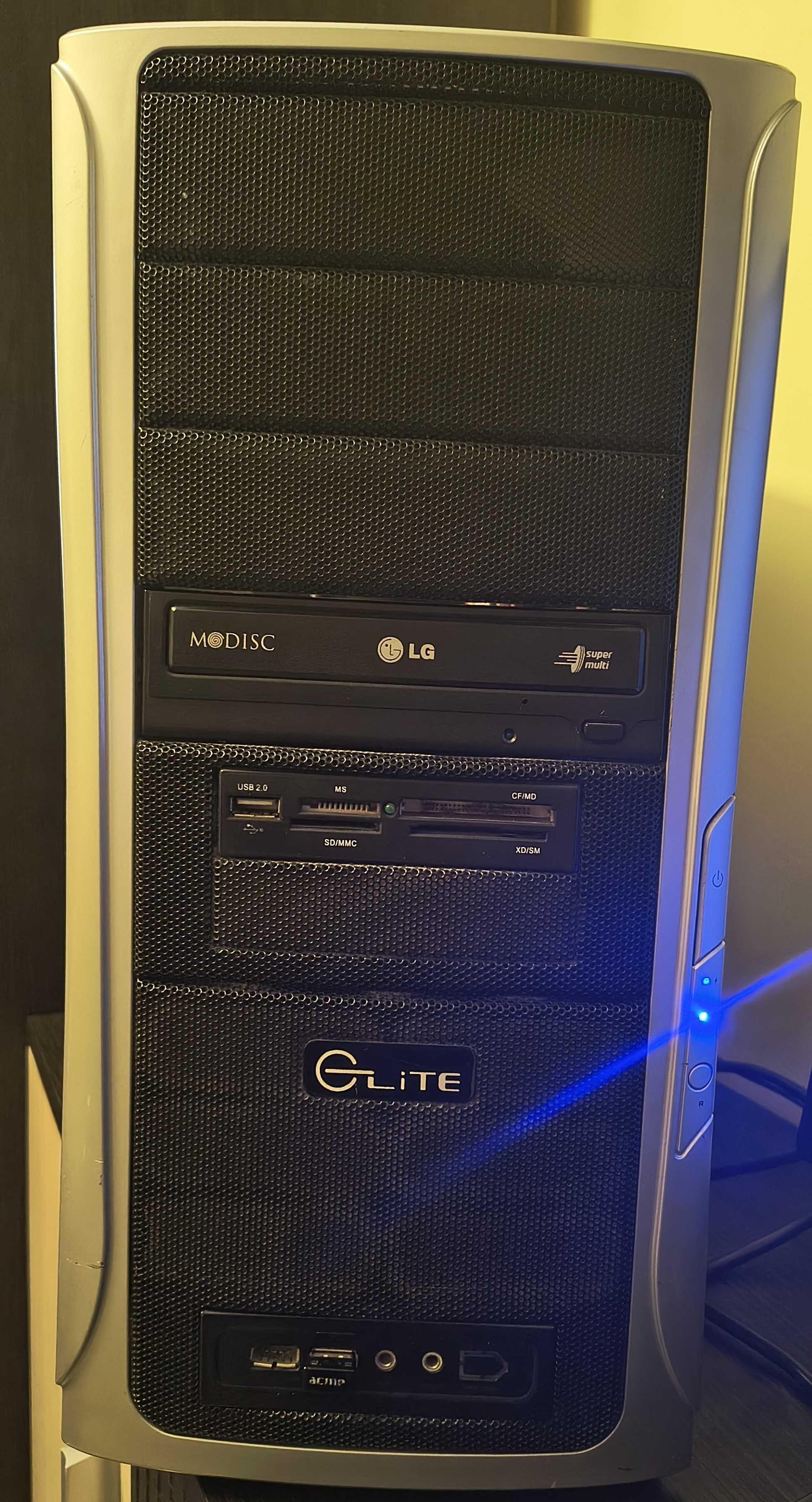 Компьютер, ОЗУ 8 Гбайт, HDD 2x500GB, W10, Office10 + монітор LG 21.5"