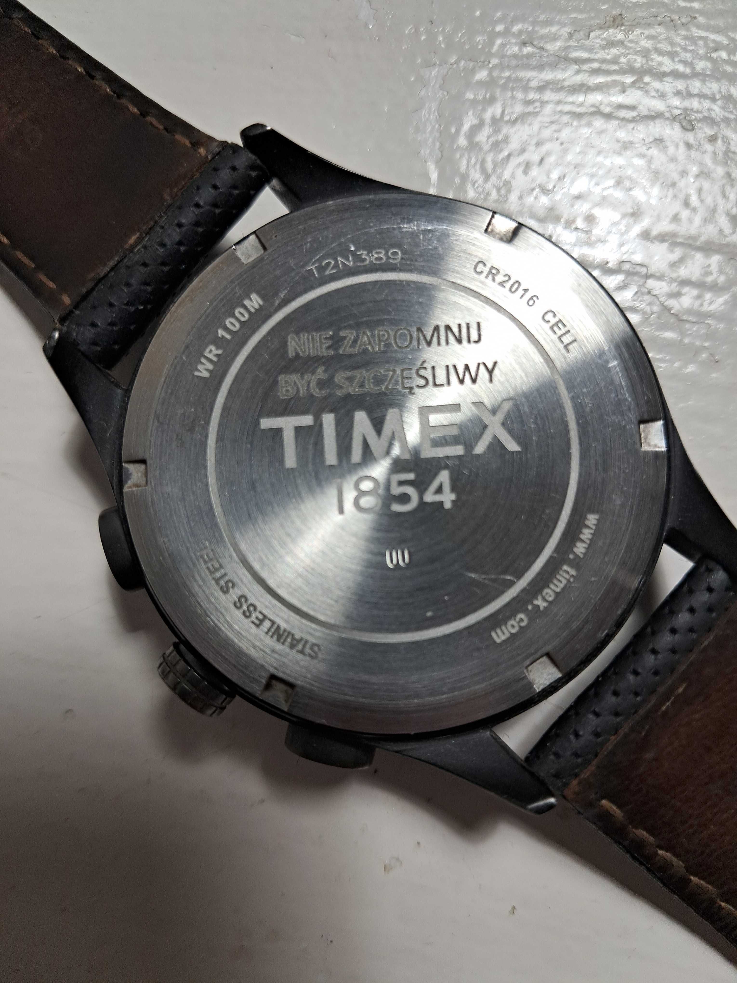 Zegarek TIMEX 1854 W-91 W-223 Chronograph Indiglo WR 100M CR2016 Cell
