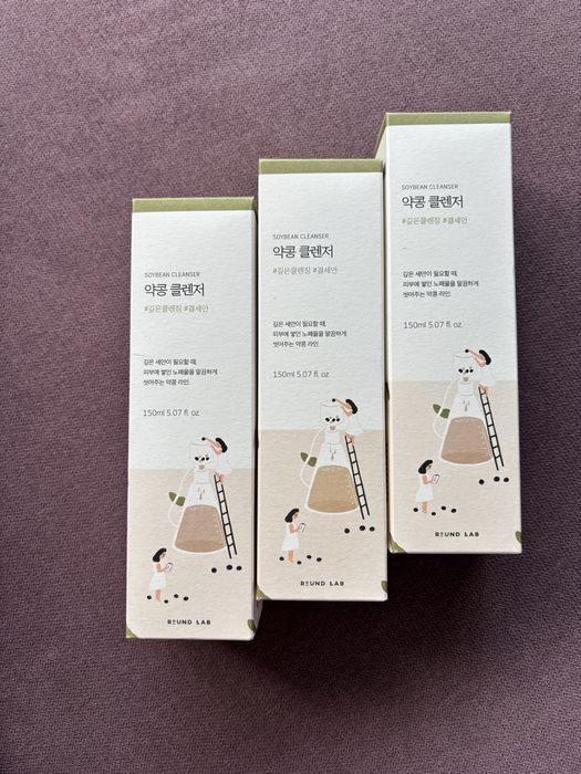 Пінки для вмивання Round lab 150 ml