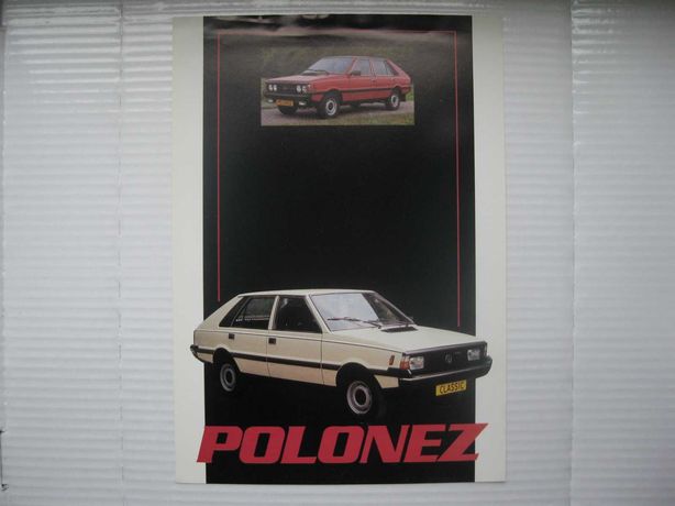Polonez Borewicz Prospekt x2 Katalog FSO Polonez Borewicz Export