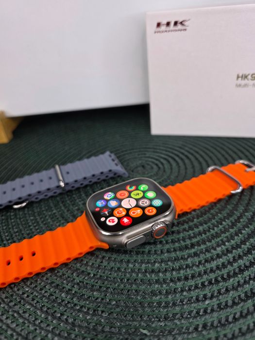 Watch HK Ultra2 Max – AMOLED 2,12", połączenia, sport, zdrowie – NOWY