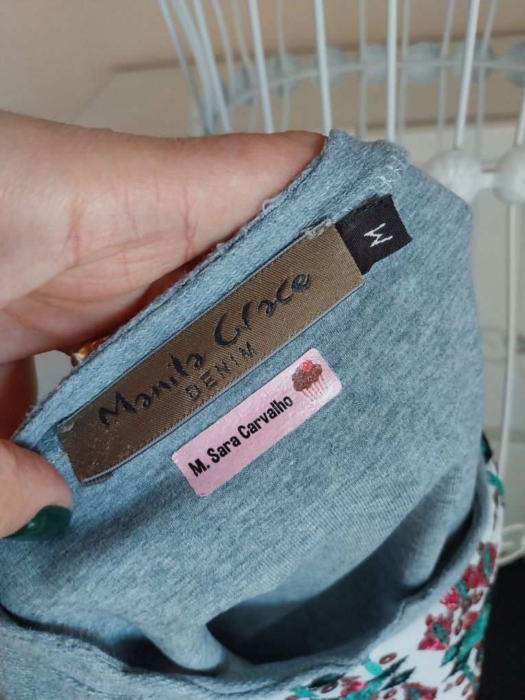 Camisola Manila Grace, com Lantejoulas, Tamanho M criança, como nova