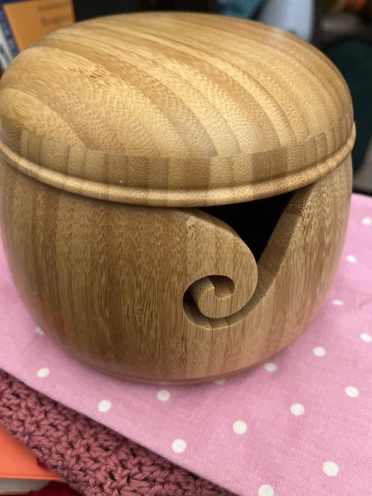 Tigela de bambu atmazenamento linha