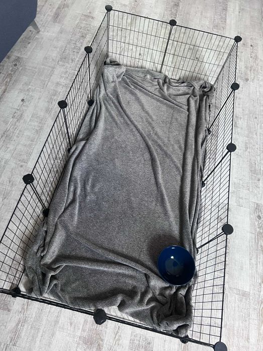 Duża klatka kojec wybieg dla świnki królika zwierząt modułowy NOWY