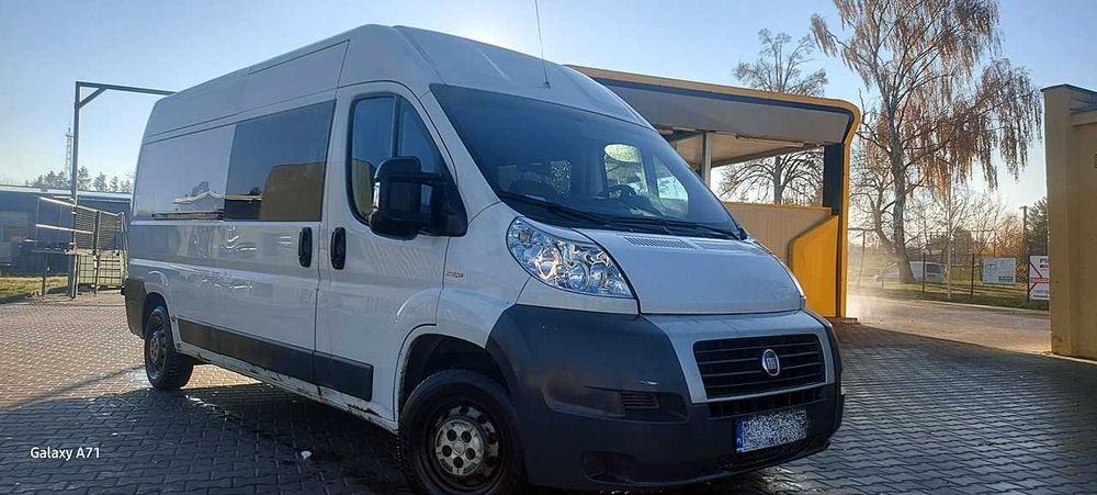 Fiat Ducato L3H2 2.2JTD 100KM Brygadówka 7-Osób!DB Stan!Klima!Zamiana!