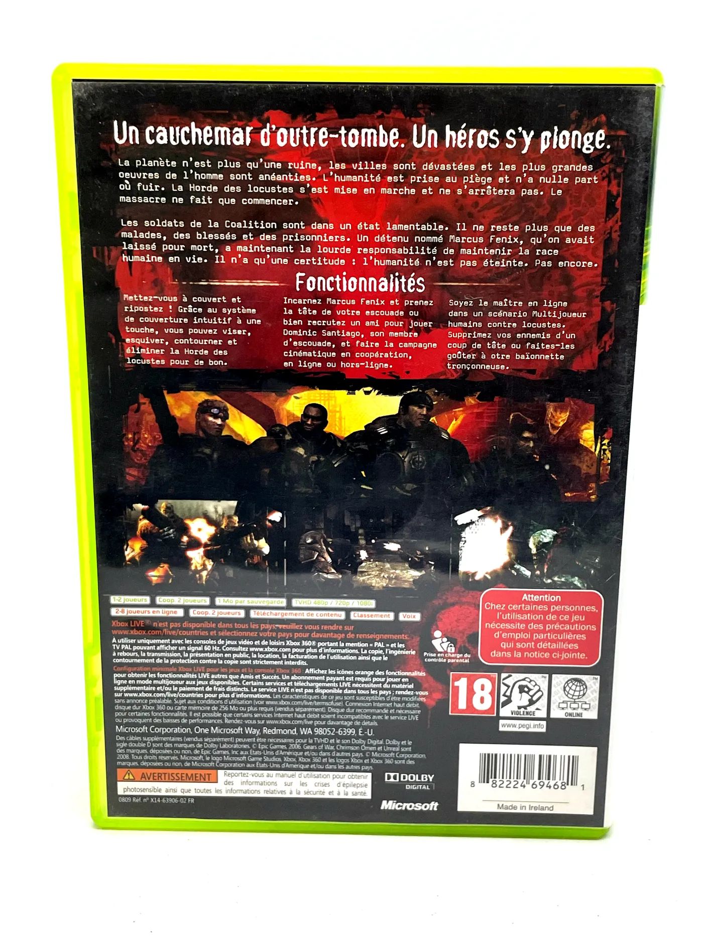 Gears of War Xbox 360 Po Angielsku
