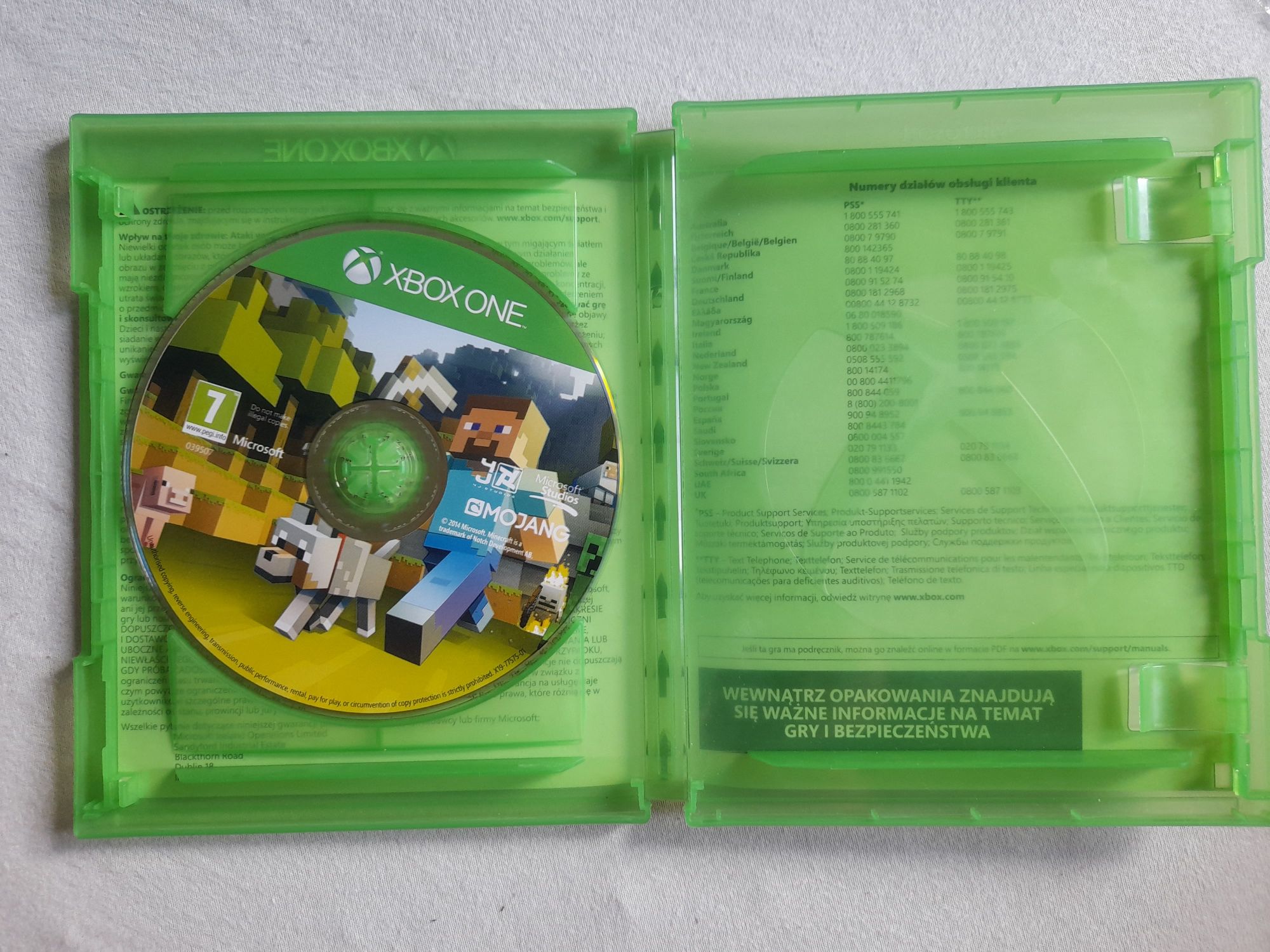 Minecraft Xbox one