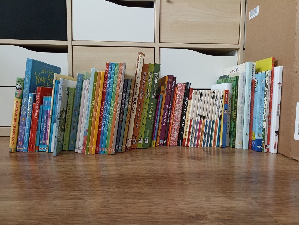 Duży zestaw książek dla dzieci