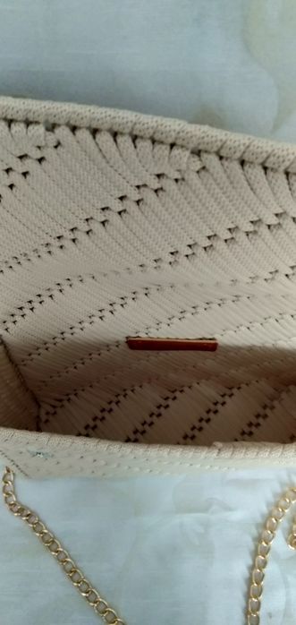 Torebka kopertówka ze sznurka hand made