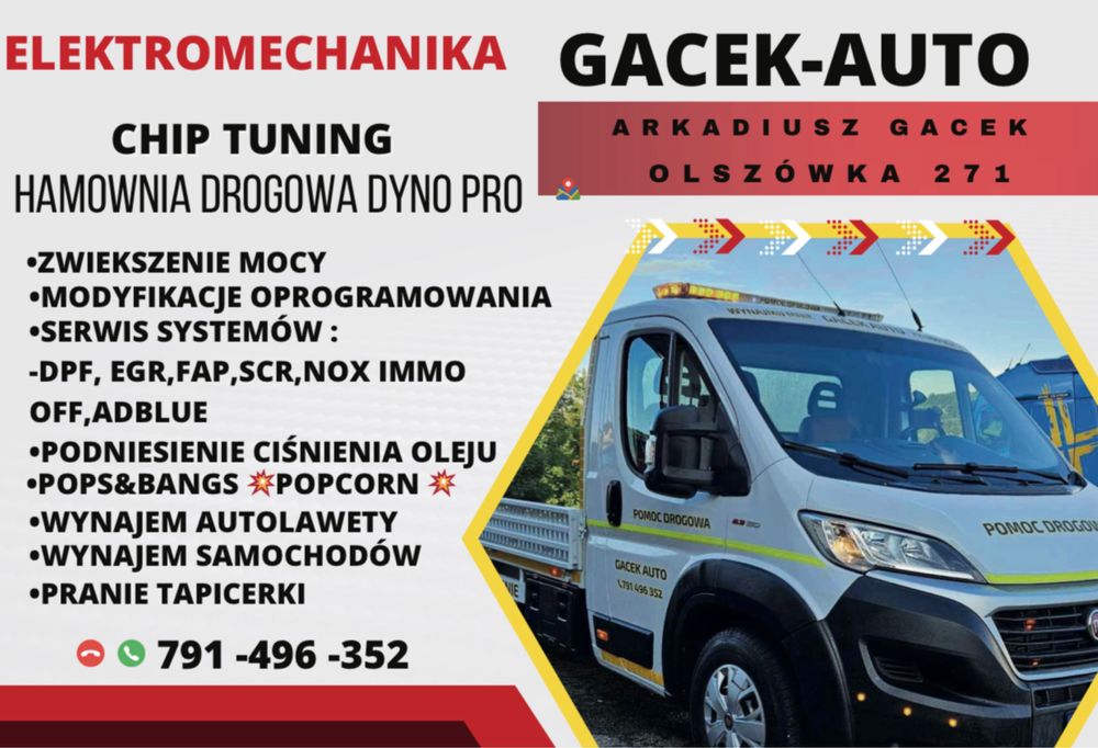 Wynajem Wypożyczalnia Autolawety Auta Laweta Dostawcze Chip Tuning