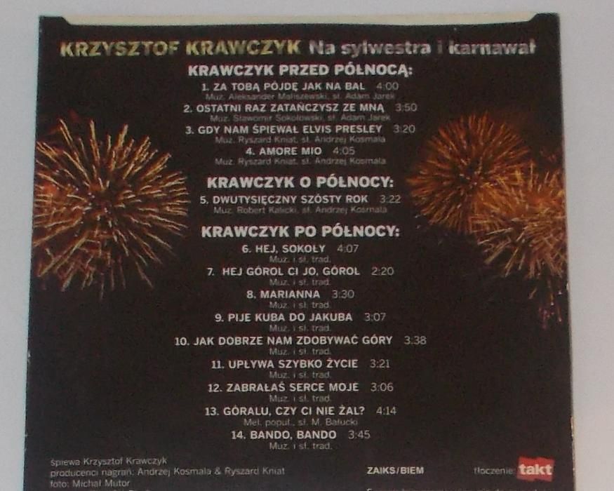 Krzysztof Krawczyk Największe Przeboje + Na Sylwestra... Zestaw 2 CD