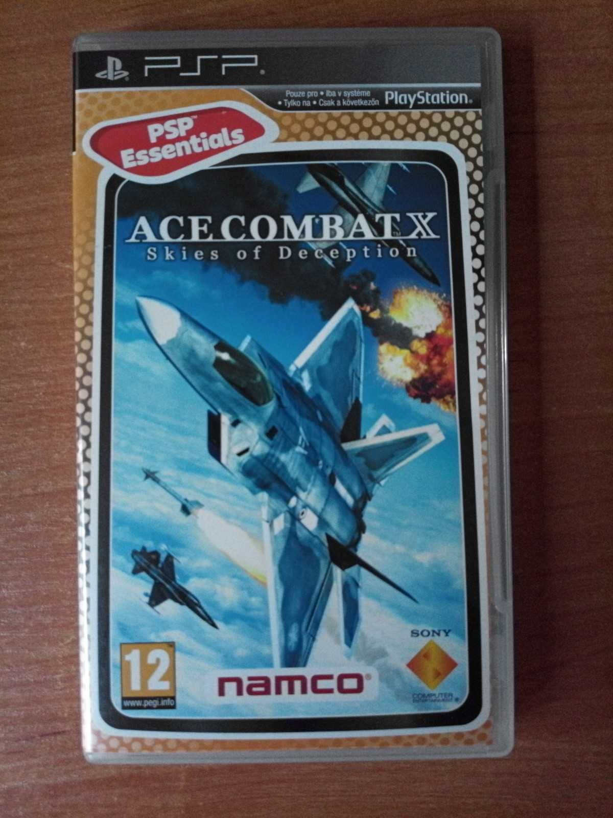 opakowanie + instrukcja Ace Combat X Skies of Deception PSP