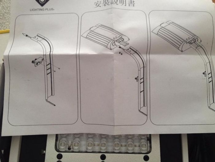 Led para aquário com luz azul e branca