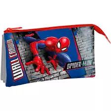 Piórnik trzykomorowy Spiderman SP50051. Kids Euroswan