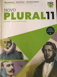 Manual escolar 11 ano Plural 11 - Português. Raiz Editora.