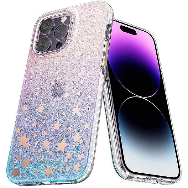 Kingxbar Heart Star Series etui iPhone 14 Plus etui w gwiazdki zodiac