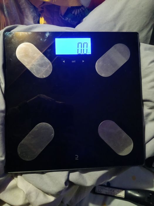 Balança de wc da Decathlon.