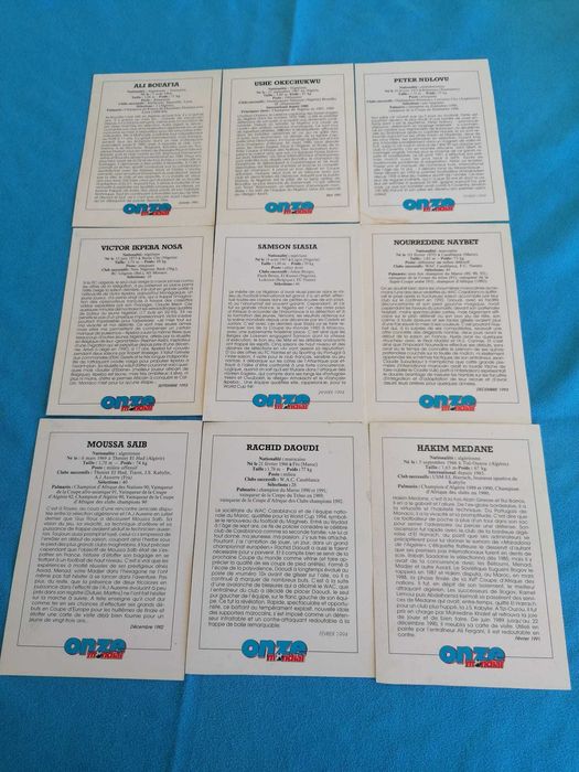 Mini Posters revista Onze Mondial