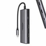 Adapter Ugreen 6W1 Hub USB do 2X USB-A 3.0 USB-C 3.0 2XHdmi 8K