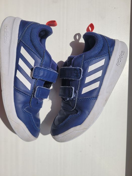 Кросівки на липучках шкіряні Adidas UK13,5 (US1), EUR32 - 21 см