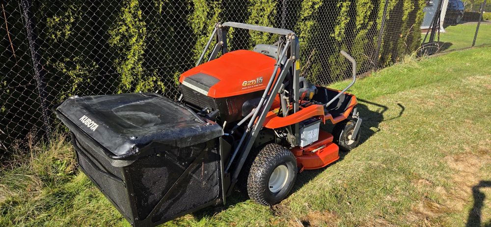 Kosiarka traktorek Kubota GZD 15 super stan diesel zero turn Wysoki wy