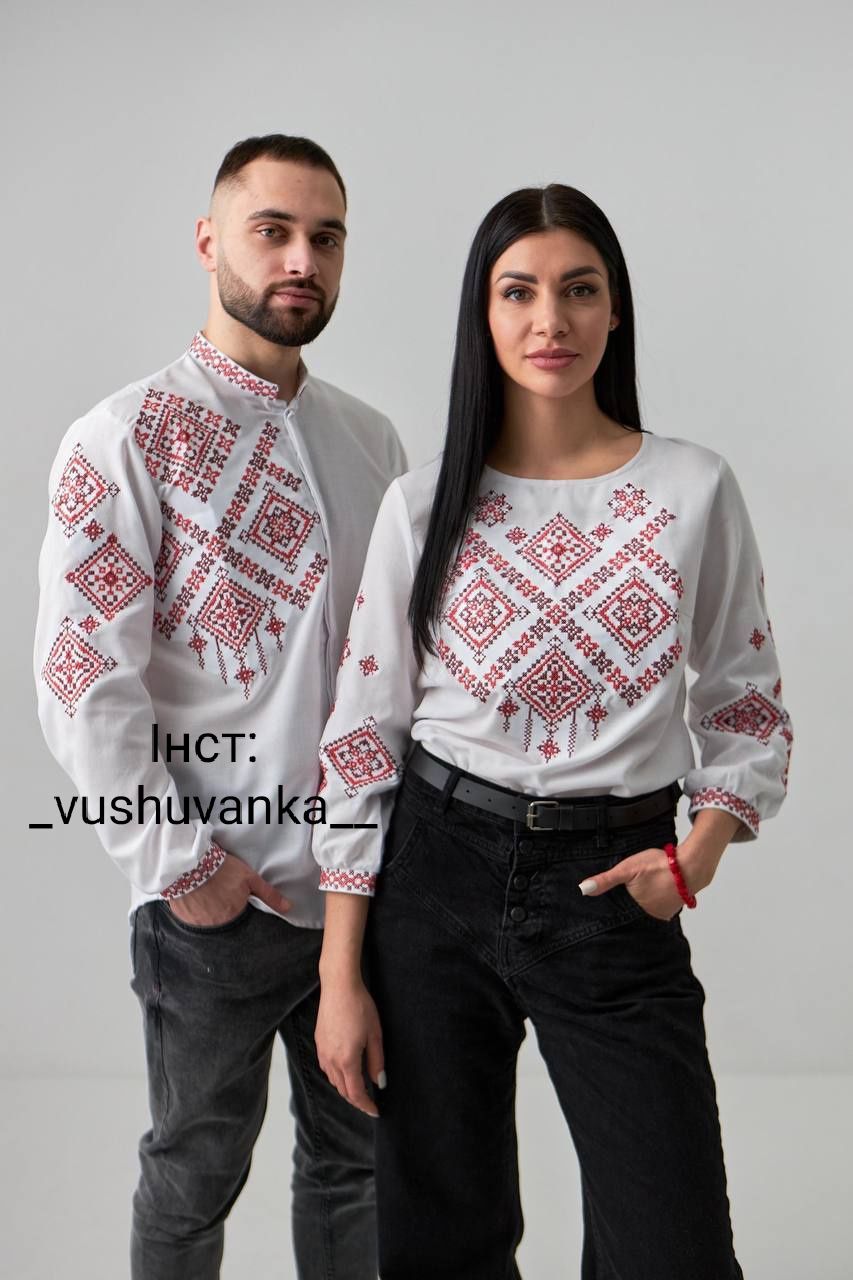 Чоловіча вишиванка/чоловіча вишита сорочка