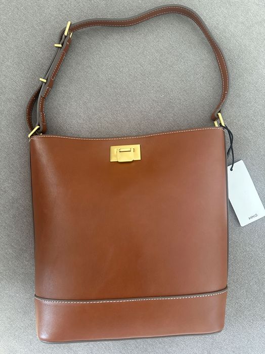 Mango brązowa torba shopper Nowa