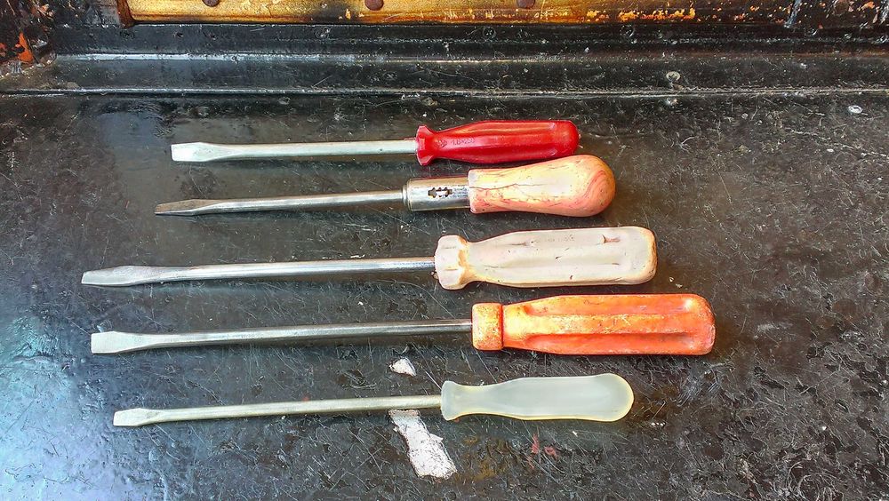 Отвертка шлицевая шоферская СССР