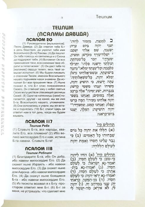 ТАЗРИА МЕЦОРА Главы Хумаш Теилим Тания