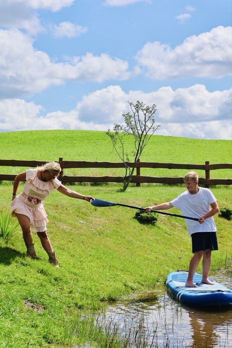 Domki Eden z balią Szwajcaria kaszubska mini zoo sauna