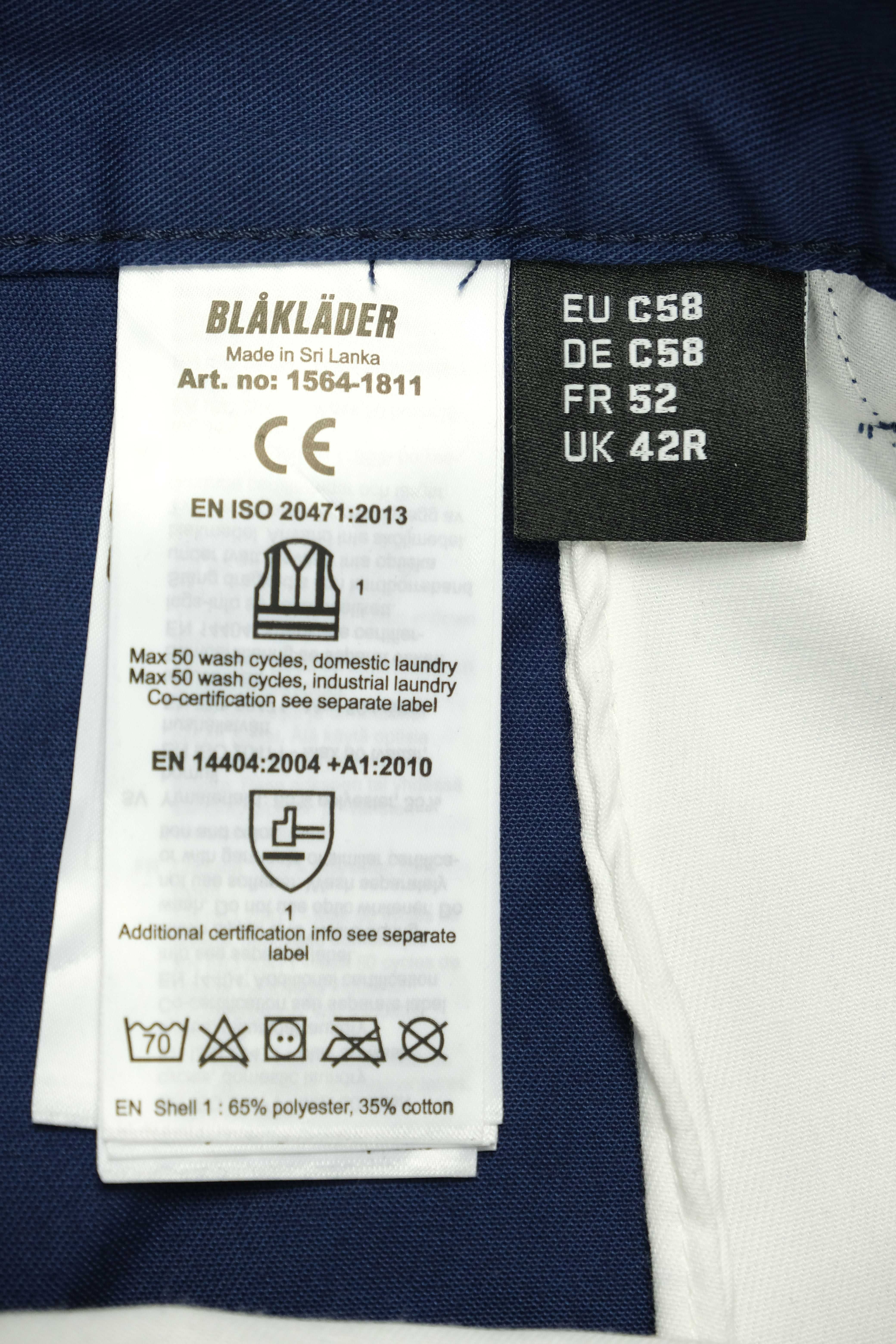 Bojówki Blaklader C58/ XXL nowe
