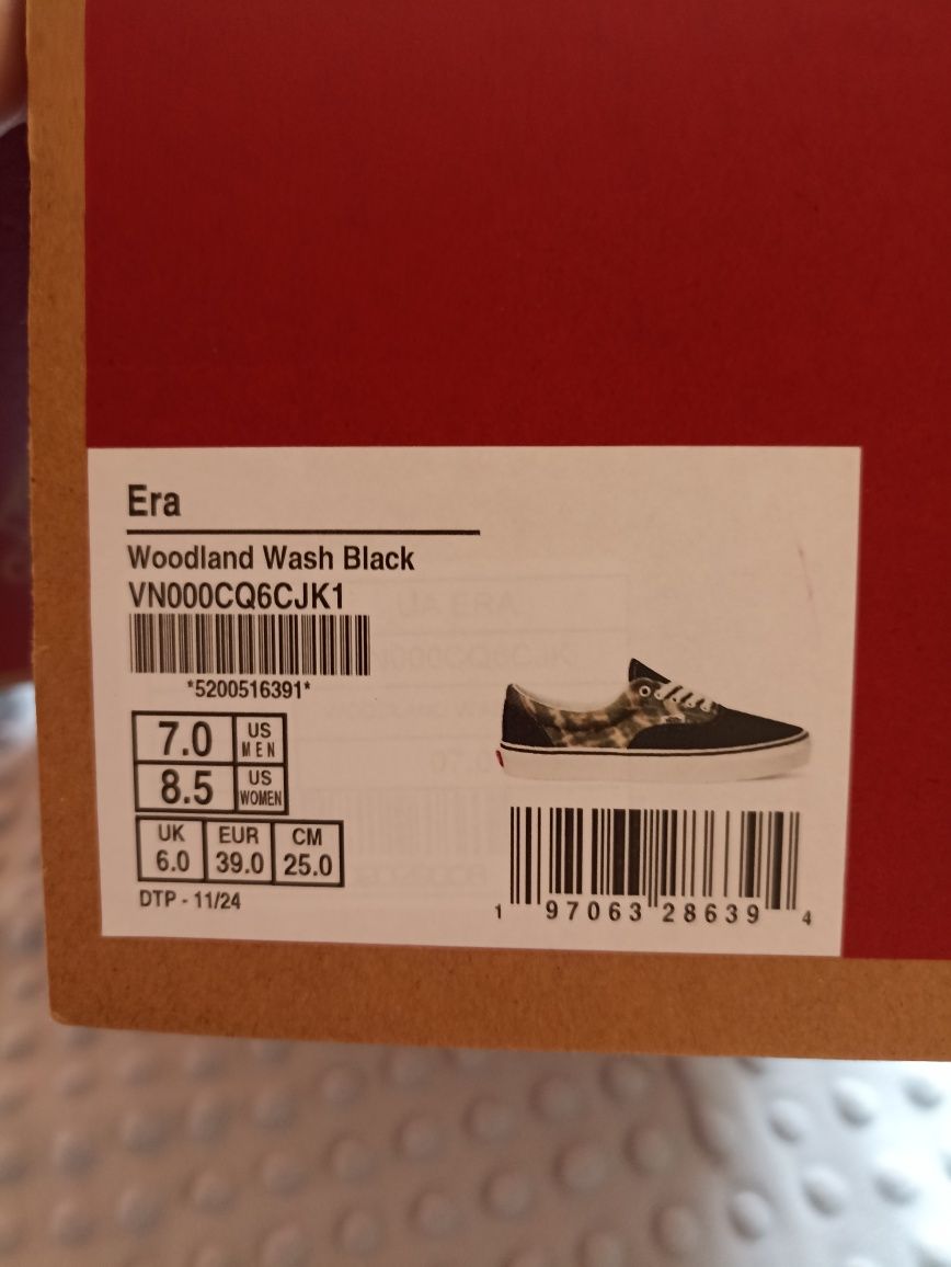 Vans buty trampki unisex nowe 39