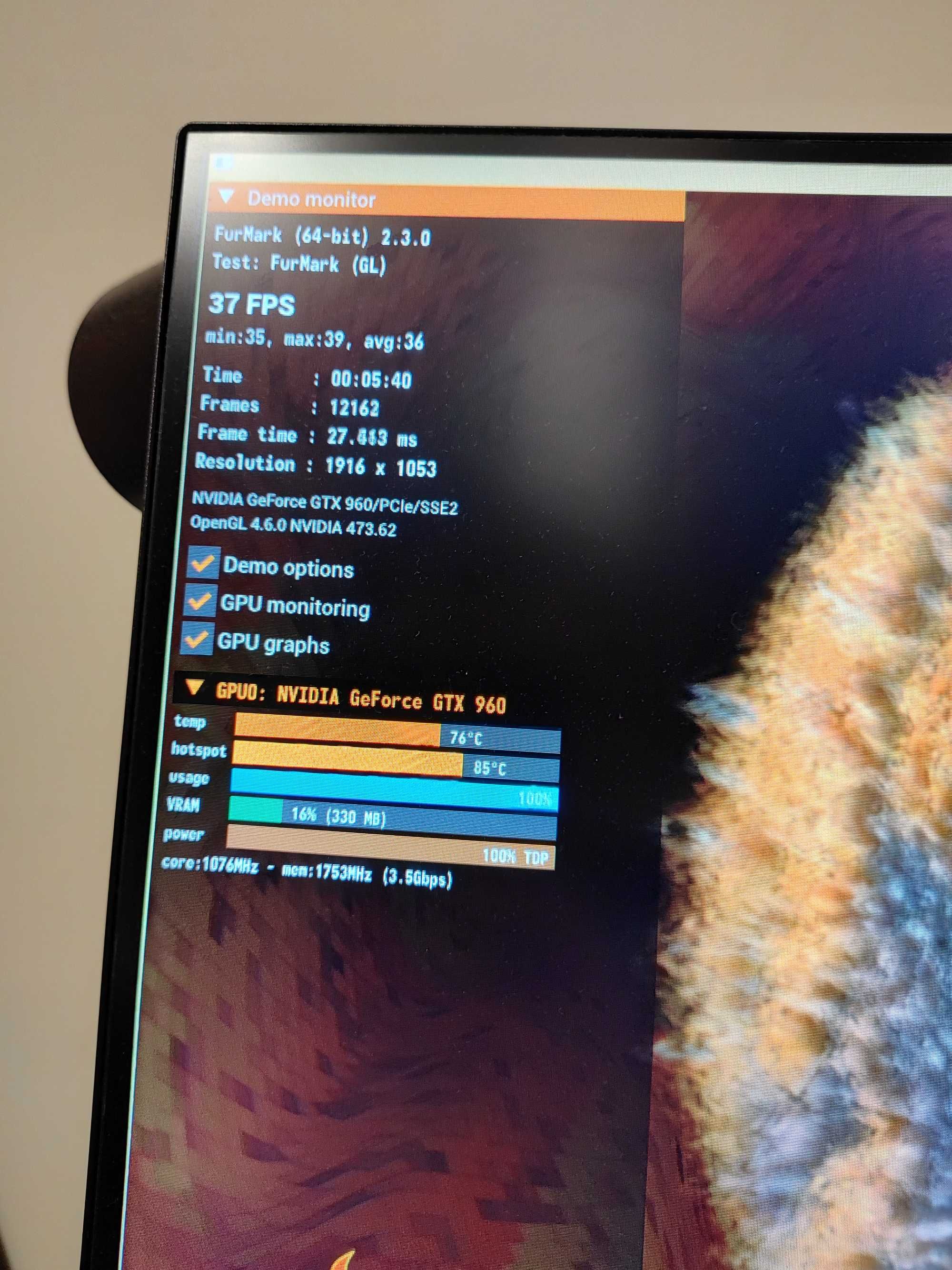 GTX 960 2GB- wyczyszczona, nowa pasta termoprzewodząca!