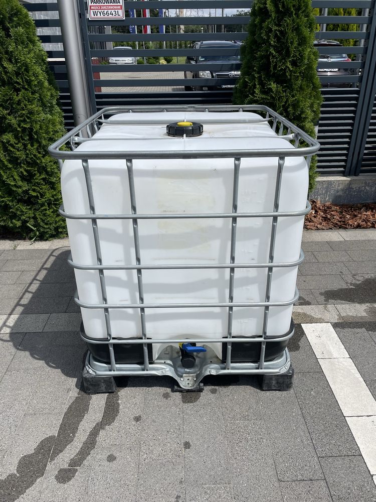 Mauzer paletopojemnik 1000L zbiornik stan bdb na deszczówkę