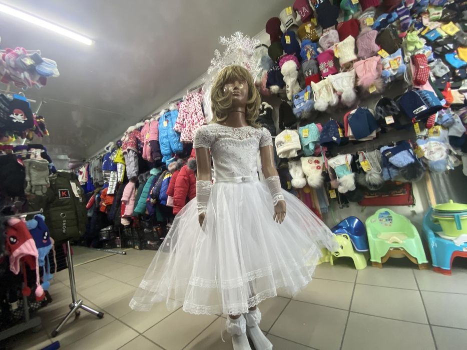 Прокат суконь Янгол сніжинки ялинка цукерки зірки Караван