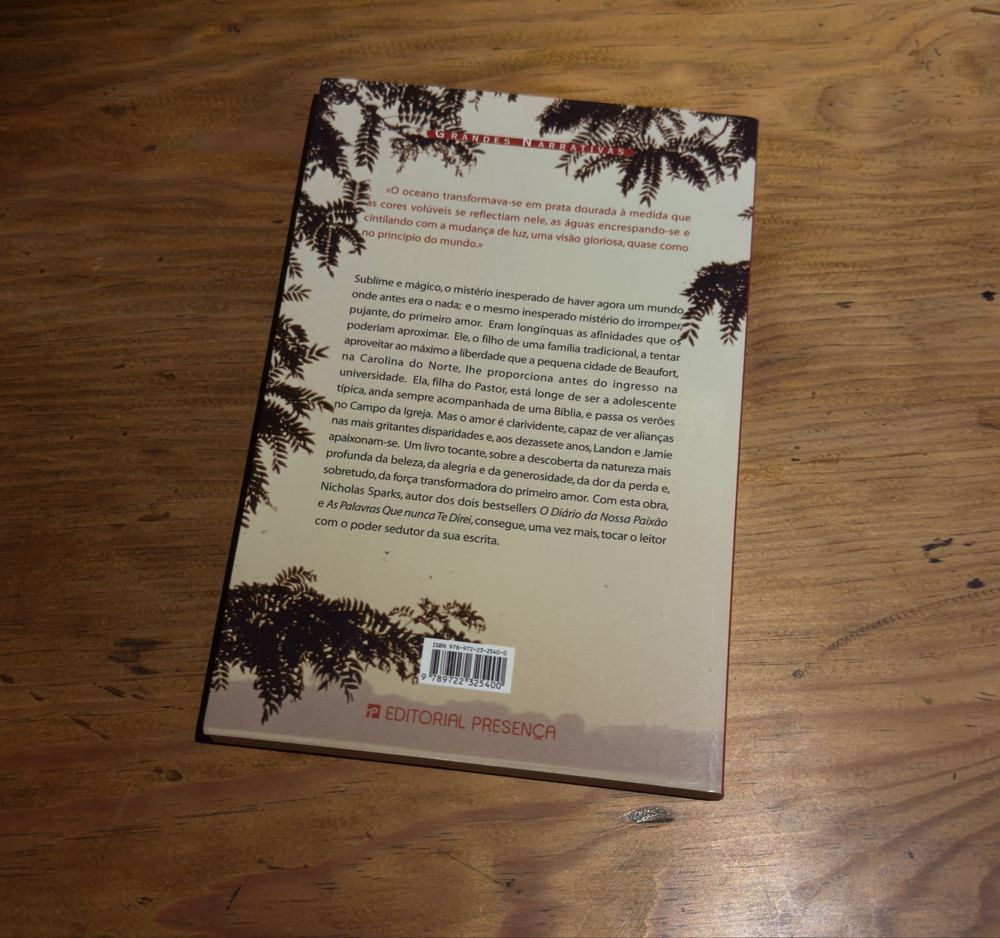 Livro “Um Momento Inesquecível” Nicholas Sparks