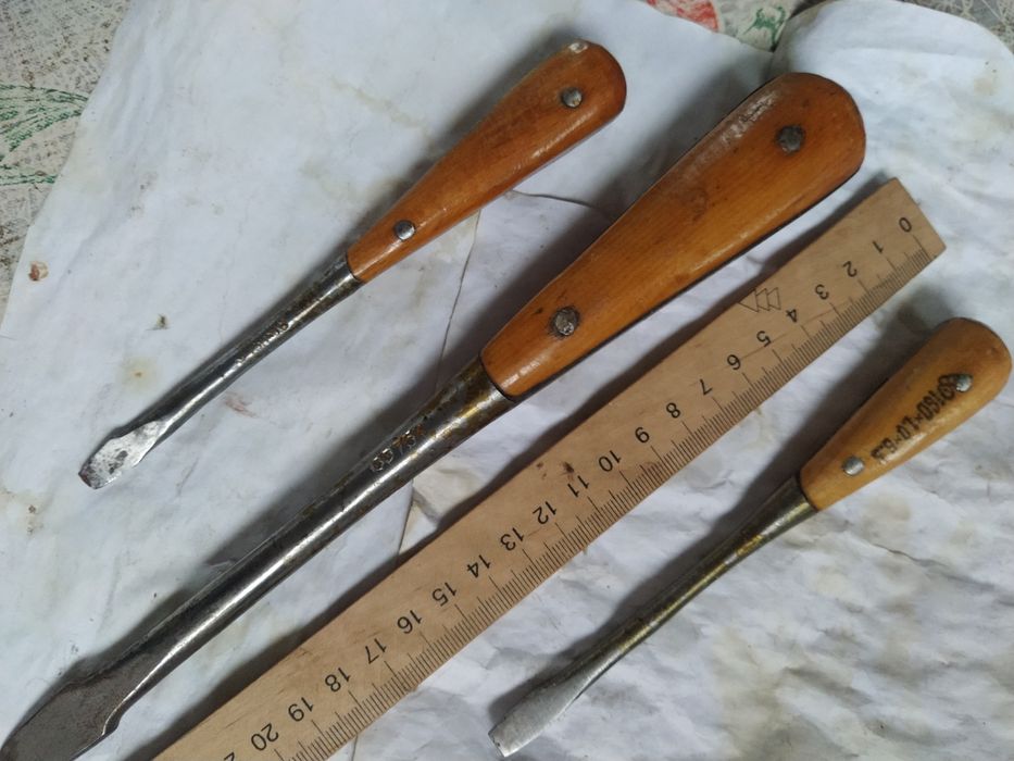 Абсолютно новые силовые отвёртки времён СССР