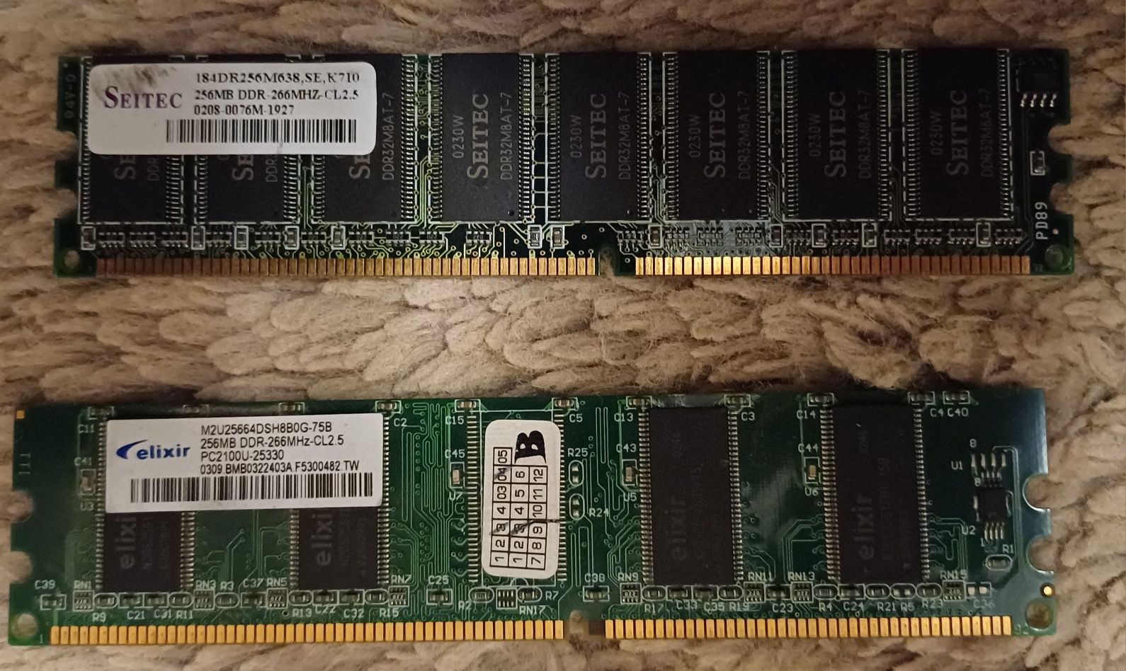 Pamięć RAM DDR 256mb - 1szt
