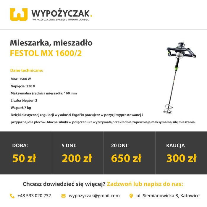 Agregat malarski / szpachlarski / do gładzi malowania Graco - WYNAJEM