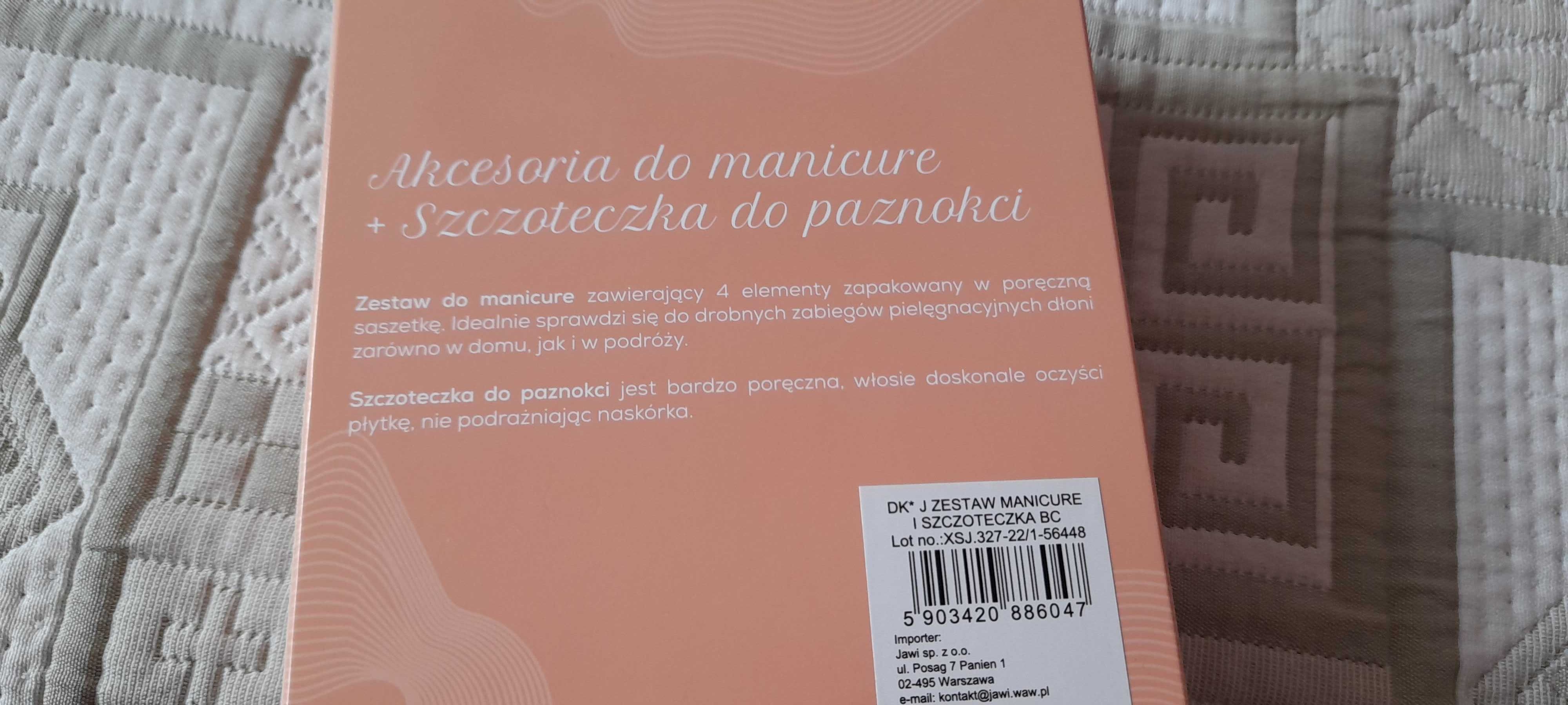Zestaw akcesoriów do menicure 4 el.szczoteczka do paznokci Beauty Love