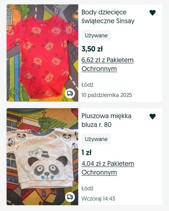 Zestaw ubranek niemowlęcych
