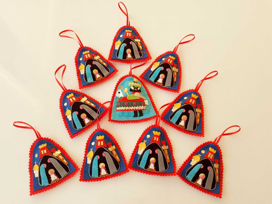 Ozdoby z filcu - zestaw 10 sztuk rezerwacja!