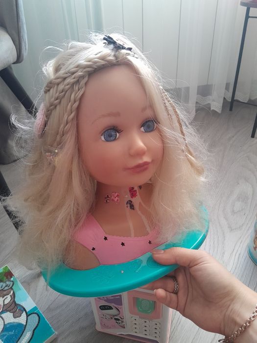 Лялька,манекен,з волоссям,baby born,кукла,пупс,для зачісок,голова,